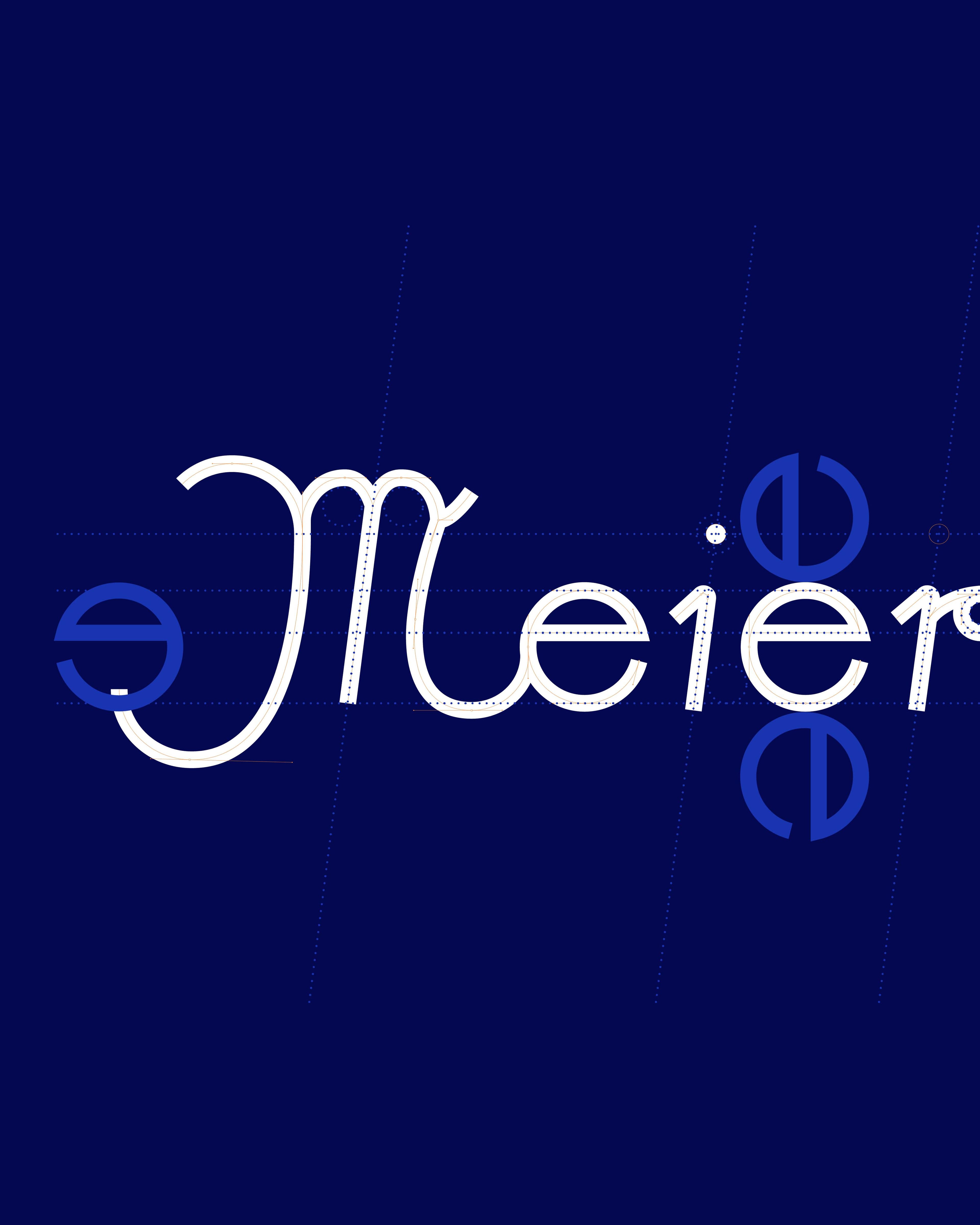 the mid-century logotype I designed for Meierei restarurant