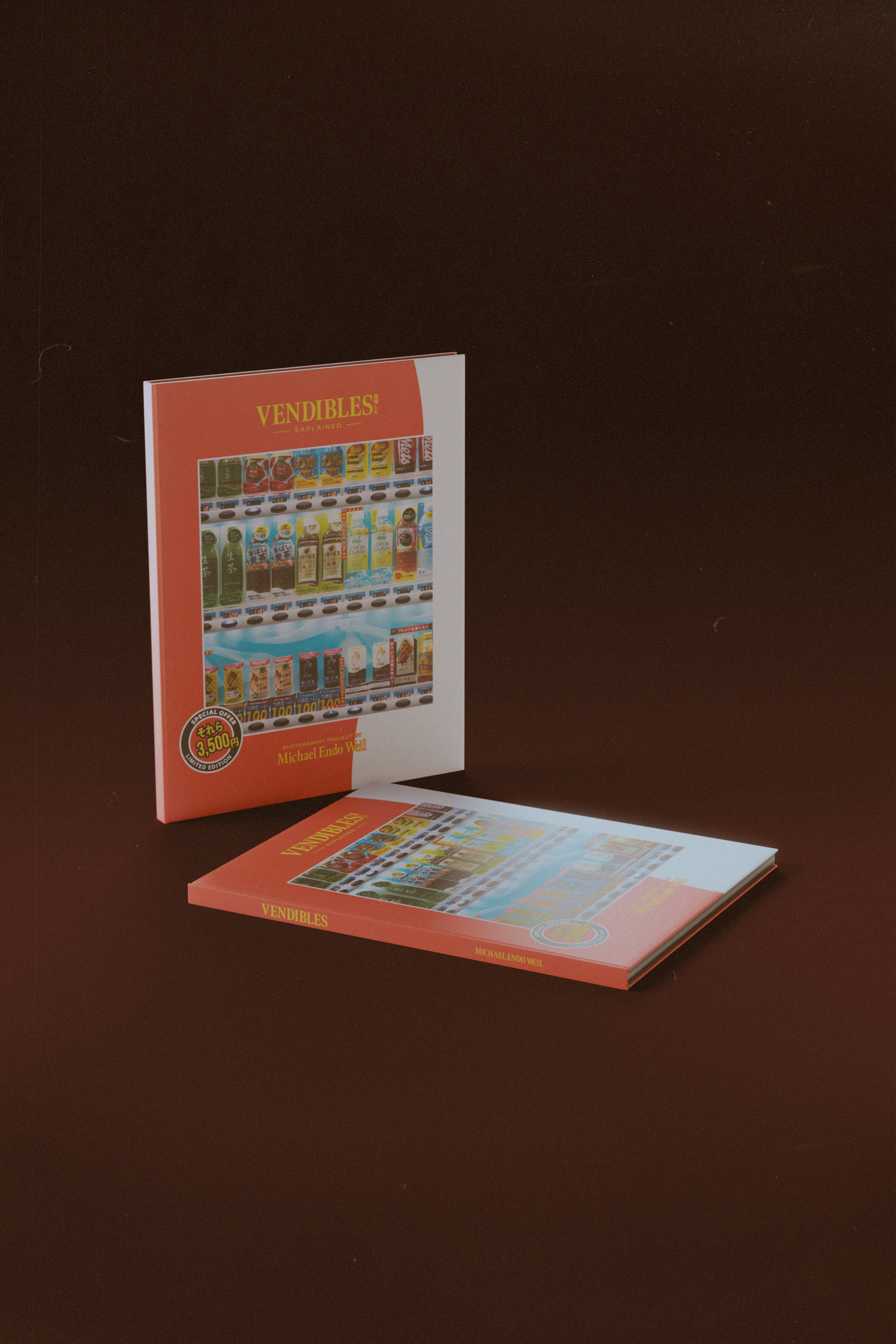 a photo showcasing the book cover design of the Vendibles art book